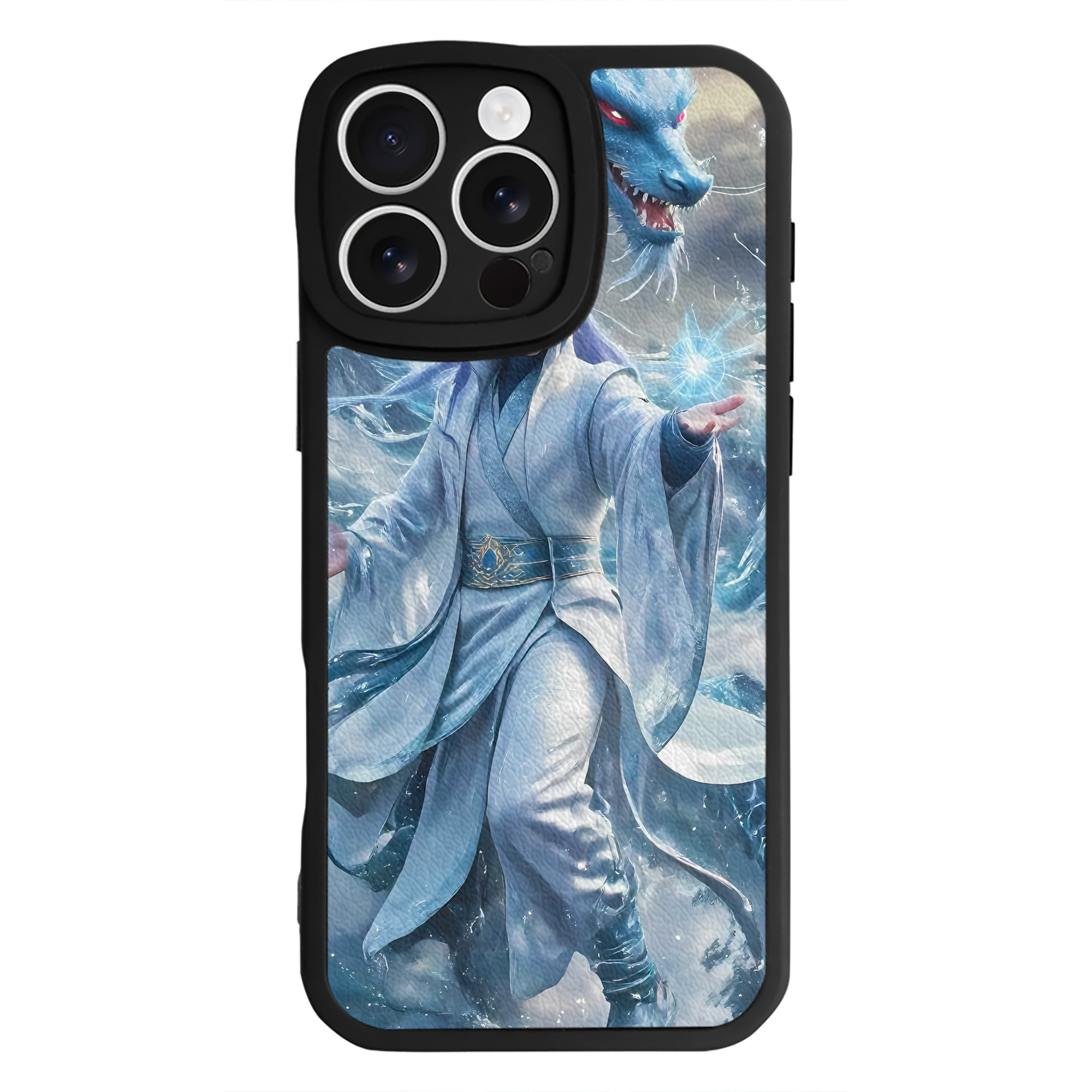（画像用） Ne Zha 2 ナタ 魔童の大暴れ 【iPhone 16シリーズ対応】シリコンスマホケース（レザー調） 材質：シリコン